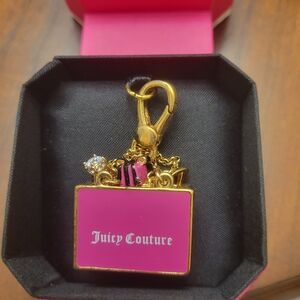 Juicy Couture Pink and Gold Charm